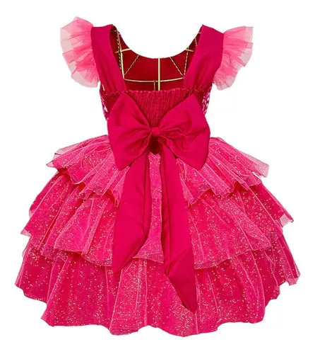 Vestido De Festa Aniversário Barbie Girl Filme Infantil