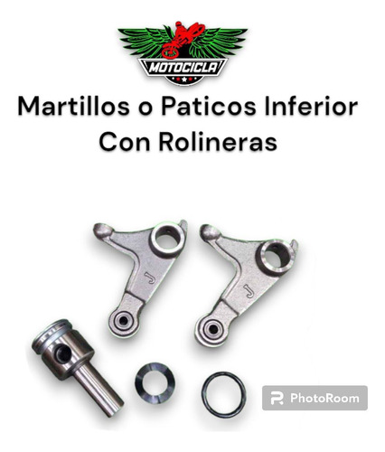 Martillos O Paticos Inferior Con Rolineras Moto