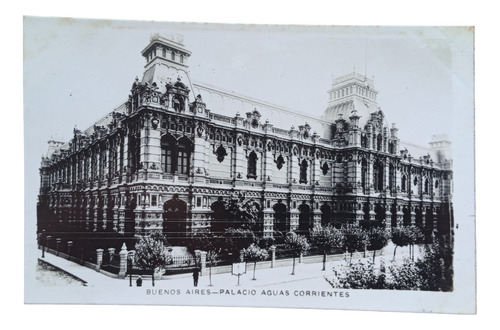 Bs. As. Palacio De Aguas Corrientes Postal R. Riudavets