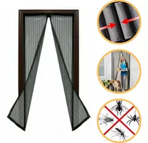 Comprar Tela Cortina Mosquiteira Magnetica Para Porta Anti Inseto
