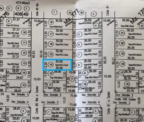 Imagen 4 de 9 de Terreno En Venta En Los Hornos | 80 Bis E/141y142 (lote 14)