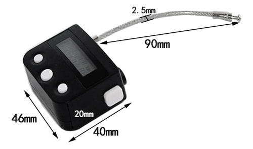 Y0metal Timer Lock Con Pantalla Lcd Usb, Candado Negro-fs
