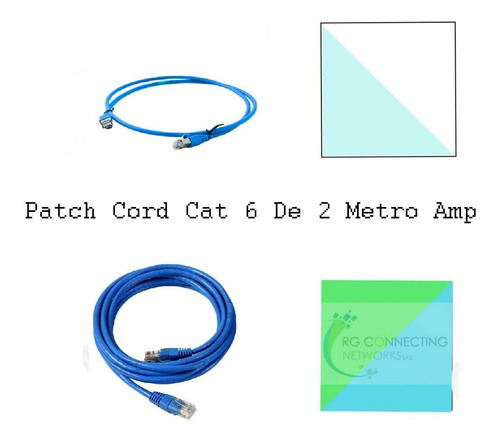 Patch Cord Cat 6 De 2 Metro Amp