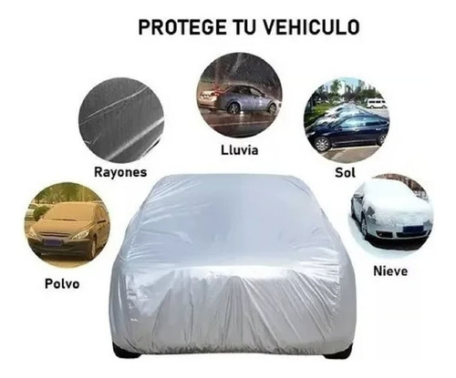 Cobertor De Vehículo Gris 480cm Resistente Impermeable