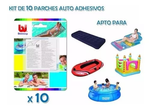 Juego de 10 parches transparentes para reparación de juguetes