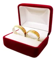 Comprar Alianzas Compromiso Plata 925 Y Oro Anillos Casamiento