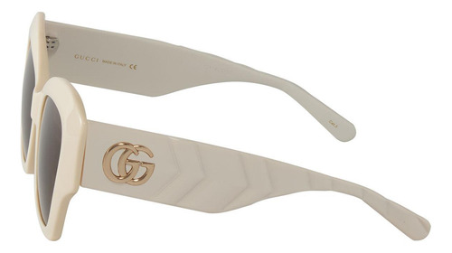 Gucci Gg0808s 002 Square Shape Crema Cafe (Usado)