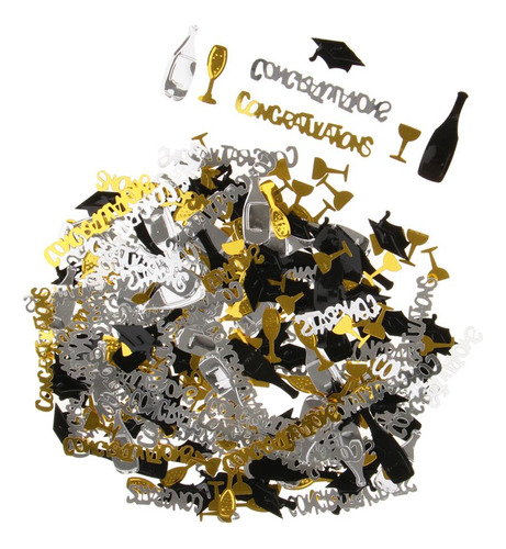 Enhorabuena Champán Taza De Dispersión Confeti Decoración