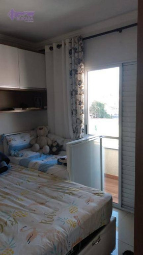 Cobertura Com 2 Dormitórios À Venda, 126 M² Por R$ 425.000,00 - Vila Humaitá - Santo André/sp - Co0451
