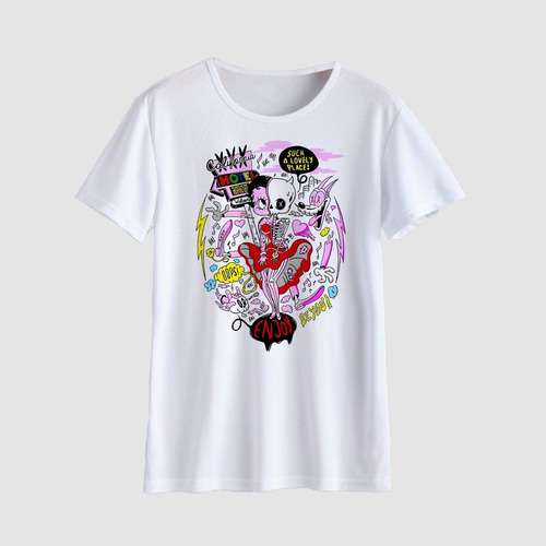 Remera Blanca Retro Betty Boop Vintage Niños