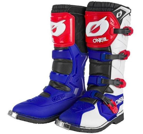 Bota Oneal Pro Rider - Azul/vermelho/branco