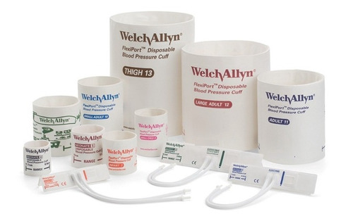 Imagen 1 de 10 de Manguito Neonatal Nº3 Descartable Con Un Tubo Welch Allyn