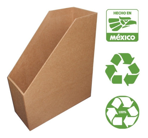 Revistero Tamaño Carta Ecológico Kraft 1 Pieza