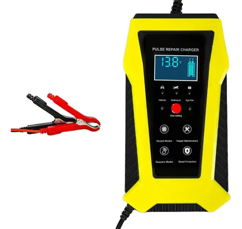 Cargador De Bateria Inteligente Carro O Moto 12v 6a Portatil