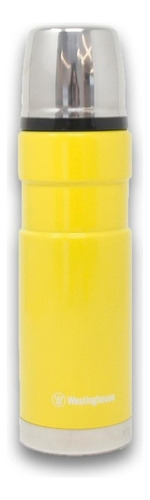 Termo Westinghouse De Acero Inoxidable De 500ml Color Amarillo