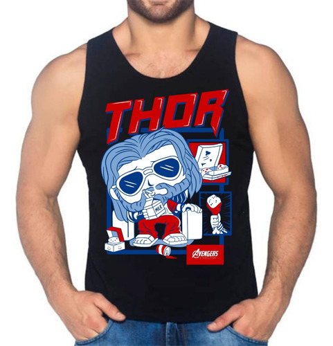 Camiseta Esqueleto Avengers Thor Serie Pop Manga Sisa