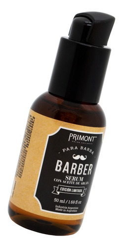 Primont Barber Serum Barba Aceite Argan Barberia 50ml Local