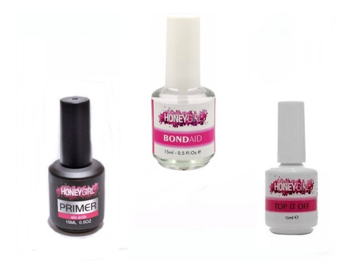 Primer Sem Ácido  Ph Bond Aid Prep Top Coat Honey Girl 15ml