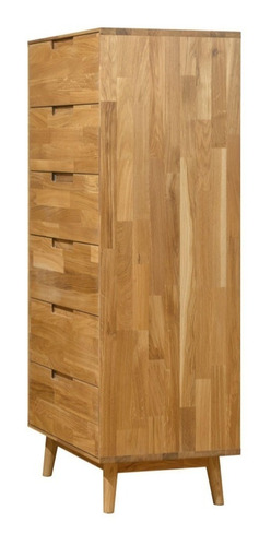 Imagen 3 de 6 de Cómoda En Madera Natural 100% Maciza Roble Ref: Maciza52