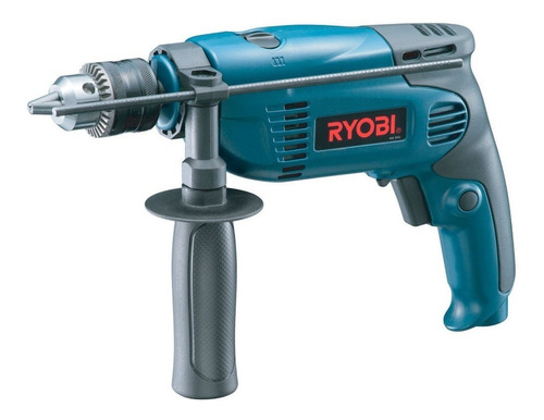 Taladro percutor atornillador eléctrico de 13mm Ryobi PD-196VR 710W 220V azul