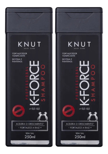 Knut Kit K-force 2 Shampoos 250ml