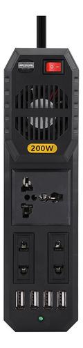 Power Inverter Auto Wechselricht Black Universal Plug