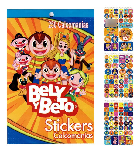 Block De Stickers Bely Y Beto Granmark - 250 Calcomanias