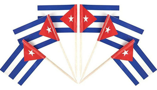 Bandera De Palillos De Dientes Cubanos 2024