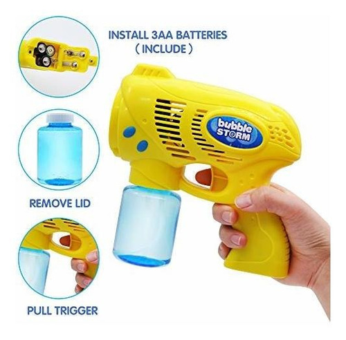 Lanzador De Burbujas Joyin Automatico Para Niños