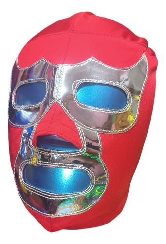 Mascara Luchador Blue Demon 008 Semi En Tipo Yagui Adulto