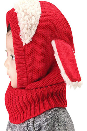 Gorro Para Bebe Bufanda Niña Niño Termico Con Orejas Conejo
