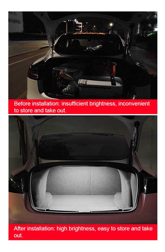 Barras De Luz Led Para Maletero Model 3 2019-2021 (blancas)