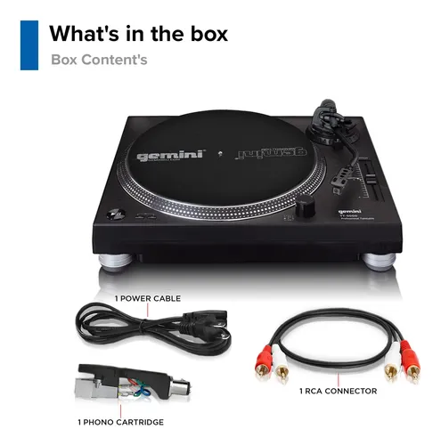 Tocadiscos De Accionamiento Directo Usb Con Preamplificador