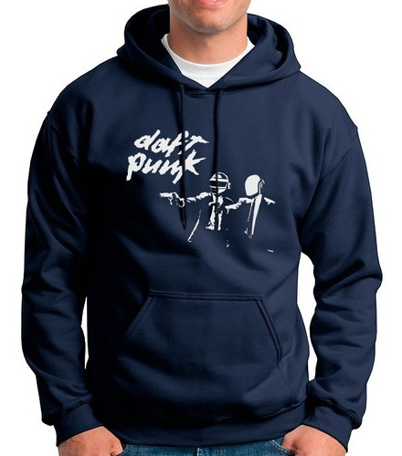 Buzo Hoddie Capota Cerrado Daft Punk 03