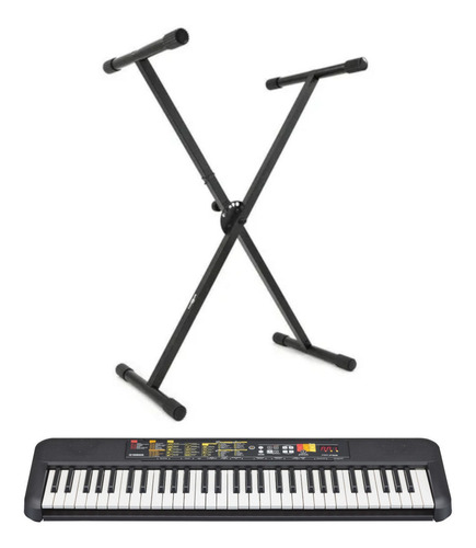 Imagen 1 de 4 de Pack Teclado Yamaha Psr-f52 + Atril De Tubo Simple