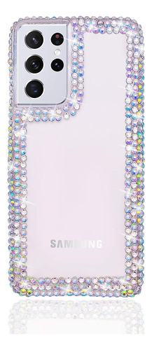 Funda Para Samsung Galaxy S21 Plus - Transparente/brillos