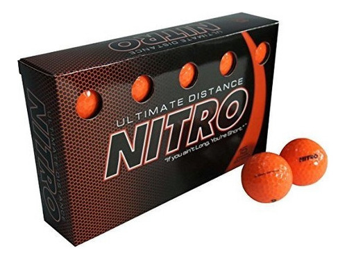 Pelota De Golf Nitro Ultimate Distance (paquete De 15)