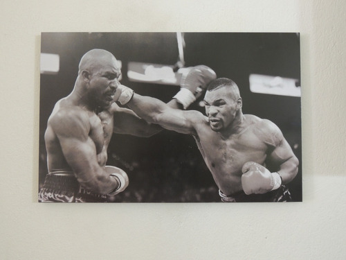 Cuadros Box Mike Tyson Vs Evander Holyfield - 15x20cm