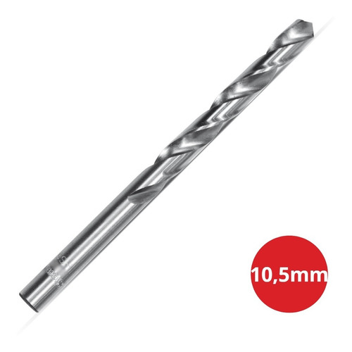 Broca Para Metal Aço Rápido 10,50mm Bar105 - Starrett