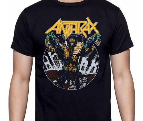 Anthrax - Judge Dredd - Metal - Polera - Cyco Records