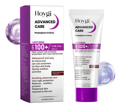 Protección Uv Con Aislamiento Uv, Hidratante, Antitranspiran