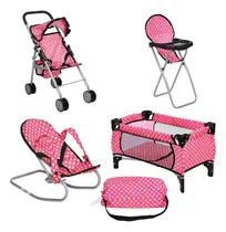 Comprar Juego De Muñecas Fash N Kolor Cuna Para Muñecas De Hasta 45