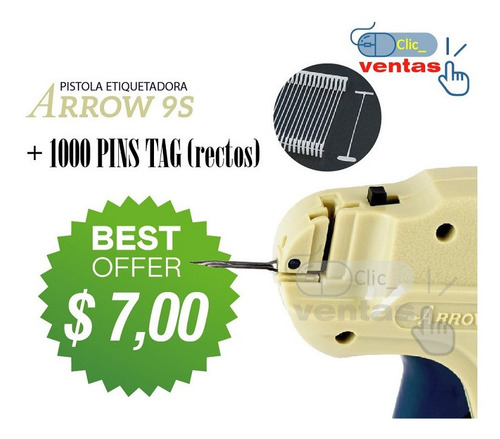 Imagen 2 de 9 de Etiquetadora, Prendas Plastiflechas /kits Emprendimiento