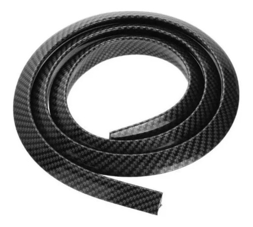 Imagen 1 de 6 de Moldura Simil Carbono Decorativa Auto Exterior Paragolpe
