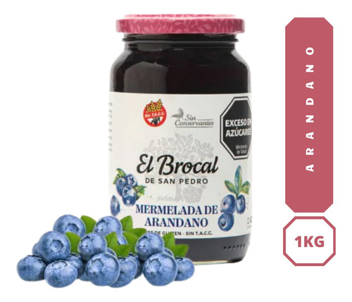 Mermelada De Arándanos  X420g - El Brocal