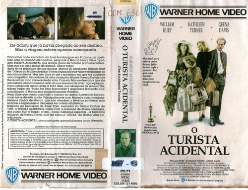 Turista Acidental - Consulte Filmes De William Hurt (Usado)