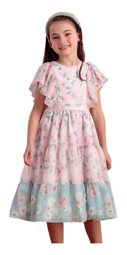 Vestido De Festa Infantil Vintage Flow Petit Cherie 22006