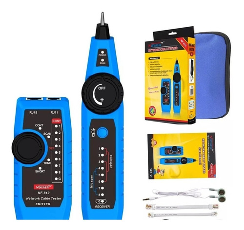 Tester Noyafa-probador De Cable Nf-810 Rj11 Rj45