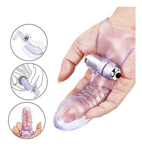 Funda Silicona Manos Dedos Masturbacion Con Vibrador