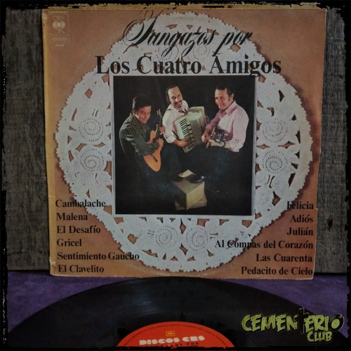 Los Cuatro Amigos Tangazos Por Los Cuatro Amigos - Vinilo Lp